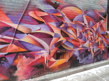 Kensington Market graffiti abstract